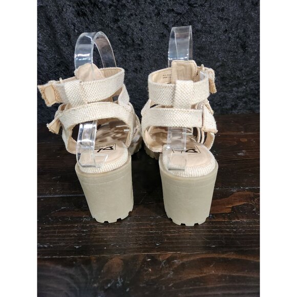 NEW Dirty Laundry Fun Stuff Gladiator Beige Casual Sandals/ Size 7M - Picture 6 of 8